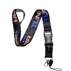 Cell Mobile Phone Straps & Charms 10pcs/lot Trump design keys Removable Key Chain Lanyard ID Holder Badge long strap