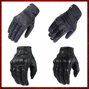 ST491 Echtes Leder Motorrad Handschuhe Winddicht Voll-finger Moto Reiten Handschuh Atmungsaktive Vier Saison Männer Motor Frauen Sommer