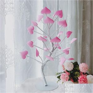 Dekoracja imprezy LED MIŁOŚĆ KOLOROWE ŚWIATŁO GILEGA Dekoracja pokoju sercowego Mała lampa stołowa Prezent Romantyczny wystrój sypialni różowy kreatywny DHFE4