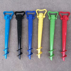 Paraply Stands Justerbar strandsolskade Insertion Gear Garden Patio Parasol Ground Anchor Spike Stretch Holder 221122