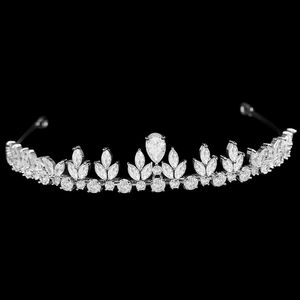 Coroas de casamento de cristal de luxo e tiaras para mulheres flores tiaras capitais acessórios de cabelo de noiva Presente de festa de aniversário