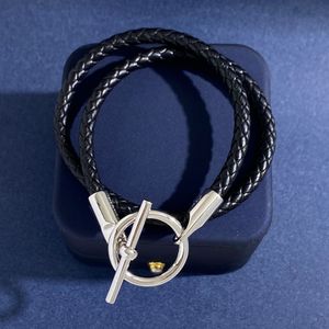 Glenan Doppelring-Armreif, Herren-Armreif, Designer-Armbänder, hochwertiges Titan-Stahl-Material, Premium-Geschenke, offizielle Reproduktionen