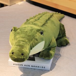 Plush Dolls 90120cm Stuffed Animal Real Life Alligator Toy Simulation Kawaii Ceative Pillow for Children Xmas Gifts 221121