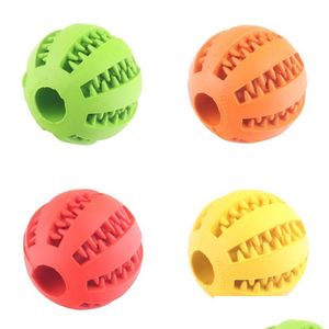 Brinquedos para cães Chews escovando as bolas de dentes Bola molar sile snap snap mastigar alimentos cli brinquedos gatos suprimentos de cães ocos esfera de animal 7 3bg c2 gota d dhdr0