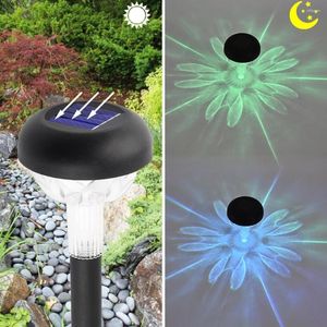 6pcs Outdoor Led Solar Lights Colorful Ip65 Waterproof Garden Light For Lawn Patio Yard Decoration Drop Wholesale