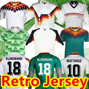 Coupe du monde 1990 1992 1994 1998 1988 Germanys Retro Littbarski Ballack Soccer Jersey Klinsmann Matthias Home Shirt Kalkbrenner Jersey 1996 2004