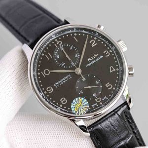 Chronograph Superclone LW Watch Designer Luksusowy pełny automoutomatyczny słynny hulin szwajcarski zegarek Wodoodporny męski portugal mechaniczny Portugalski Port Portugalski V67W