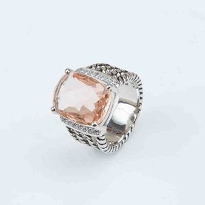 Anelli Designer di anelli Gioielli di moda di qualità AAA da uomo di alto design per le donne Anelli di diamanti vintage classici da donna Morganite arancione Zirco