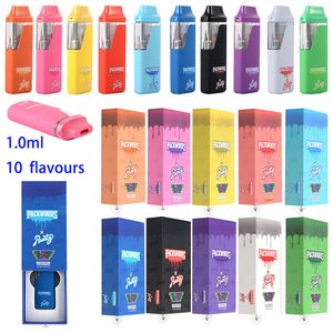 Rechargeable Packwoods E cigarettes 1ml Vapes Pens Empty Disposable Device Pods 380mAh Preheating Micro With USB Cable Starter Kits 10 Flavours