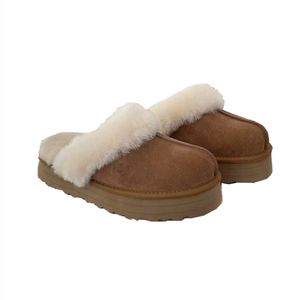 cotton slippers men and women's snow boots warm casual indoor pajamas party wear anti-skid leather thick bottomed cotton slippers