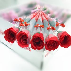 人工偽の花バラの香りの香り石鹸花柄の花科バレンタイン感謝祭マザーバレンタインデーギフトウェディングクリスマスパーティーの装飾