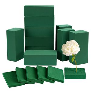 Dekoracyjne kwiaty wieńce 10pcs kwiatowy blok pianki DIY Pakowanie Zielone styropiroamowe cegły błoto