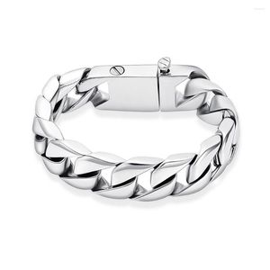 Link Bracelets K001 Cremation Urn Bracelet For Ashes Stainless Steel Memorial Chain Keepsake Bangle Jewelry