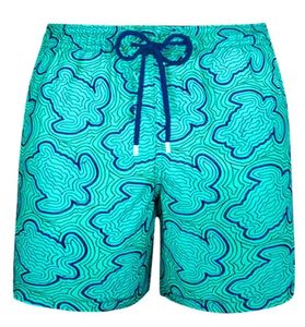 Vilebrequin Spandex Shorts Mężczyznę Śledzi strojów kąpielowych żółwia Summer Casual 6 QSCE 7610
