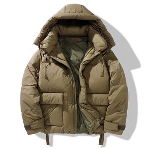 Men's Down Down Parkas Winter Jacket Coat Mountain Hard Waer Break Winds Off Loose the European and American Style 221122