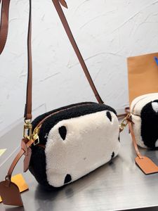 Designers Teddy series Women bag Lambs wool Womens Luxurys winter Shoulder Mini Flap Bag mens Camera handbag purse Clutch Crossbody ALPHA WEARABLE Totes Wallet