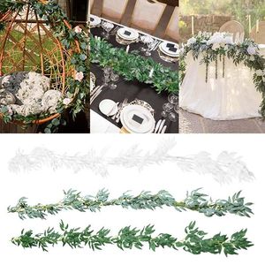 Dekorative Blumen Simulation Weidenbl￤tter Bl￤tter Hochzeit Dekoration k￼nstliche gr￼ne Girland