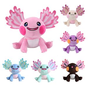 Axolotl Plush Toys Cute Plushies Axolotl Pillow Doll Regali di compleanno per ragazze dei ragazzi Decorazione domestica