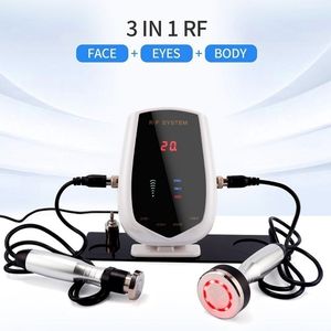 5MHz 3-IN-1 RF Tripolar Face&Eye&Body Radio Frequency Skin Lifting Body Slimming Machine Neck Wrinkle Double Chin Removal V-Line