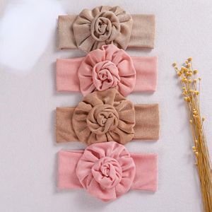 Hair Accessories 2022 Summer Baby Girl Flower Headbands Little Born Girls Toddler Kids Bands Wholesale