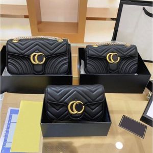 designers bags Women Shoulder bag marmont handbag Messenger Totes Fashion Metallic Handbags Classic Crossbody Clutch Prettys