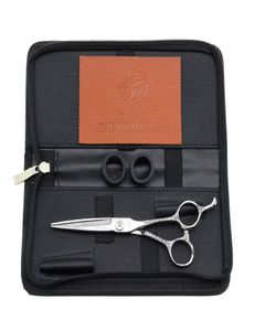 Univinlions 55 Inch Professional Hairdressing Scissors Kit Hair Cutting Scissors Comb Barber Accessories Japanese Thinning Shears