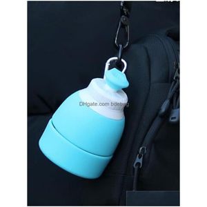 ウォーターボトル580ml Sile Fold Mug Outdoors Motion Travel Cup Eco Friendly Portable Tumblerは異なる色でよく販売しています19 7QH J1 DH8RI