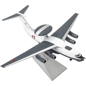 Simulatori 1 200 A 50 Airborne Early Warning Aircraft Diecast Airplanes Alloy Airplane Model Russian Gift Collection Toys 221122
