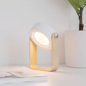 Night Lights Foldable Touch Dimmable Reading LED Light Portable Lantern Lamp USB Rechargeable For Children Kid Gift Bedside Bedroom