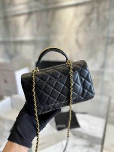 Autumn & Winter Vintage Players Luxury Handbags Designer Women Fashion Top Quality Lambskin Soft Leather Tote Purse Crossbody Metal Chain Flap Shoulder Bags