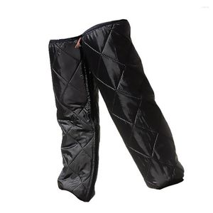 Motorcycle Armor 1 Pair Excellent Knee Leg Sleeves Zipper-Style Non-slip Gaiters Pads Guards