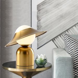 Table Lamps Modern Simple Lamp Creative Metal Hat Designer Model Room Living Bedroom Bedside Art