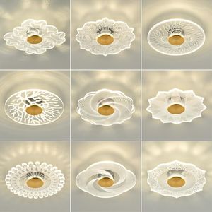 Ceiling Lights Modern For Living Room Aisle Corridor Kitchen Study Acrylic Indoor Lighting Flower Hallway LED Lamp Home Decor