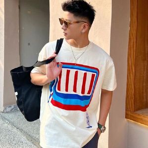 Men t Shirt Classic Letter Print Tiger Design Sport Casual Cotton Crew Neck Short Sleeve Stylish clothing Streetwear Apparel Loose Clothing