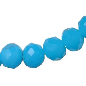 sea glass bracelet beads diy making jewellery designer crafts accessories china lake blue crystal 8mm 5040 facted handwork customize material 10 sets/lot