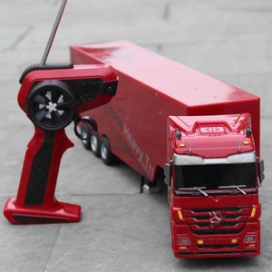 Electric RC Car RC Dump Truck Big Electric Remote Control Radio Trailer Container Tractor Tipper Wireless Dumper 221122