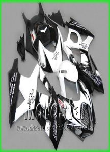 White Black Corona Alstare Fairing Kit för Suzuki GSXR1000 K7 GSXR1000 GSXR FULL FAIRINGS KIT7453399