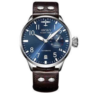 IWCS Lüks BP-Factory Superclone LW Watch Tasarımcı Mens Mekanik Saat ES GERÇEK OTOMATİK ERKEK PILOT Su geçirmez Aydınlık Deri İsviçre K89J