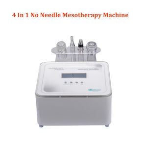 Nessuna macchina facciale di bellezza di lifting facciale di ringiovanimento della pelle della macchina di mesoterapia dell'ago con il raffreddamento microcorrente di rf 4 in 1