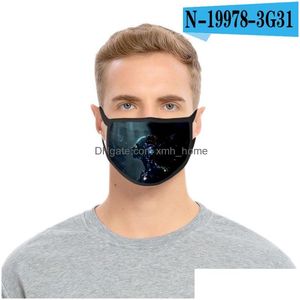 Дизайнерские маски для мытья тасточка повторно использование респиратора пылепроницаемые лица маски для научной фантастики и детские ухо