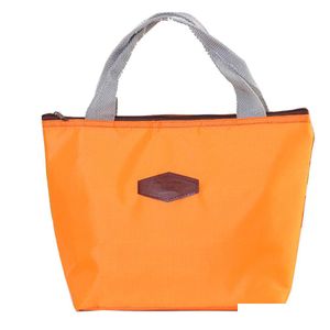 Borse portaoggetti Borsa termica termica in neoprene per donna Borsa termica per bambini Tote Cooler Box Insation Drop Delivery Home Garden H Dhy4W