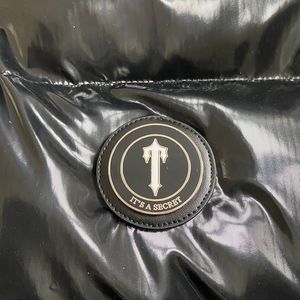 Top Trapstar Shiny Black Coats Men Women Emelcodery Irongate Jupet Съемная вытяжка для зимней куртки