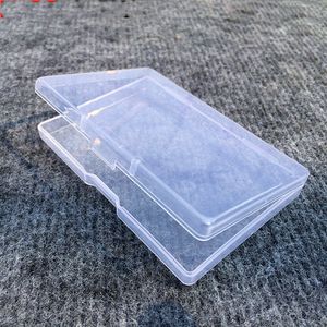 Scatole per gioielli in plastica Cassetta degli attrezzi in plastica Astucci per monete rotondi trasparenti Porta contenitori Organizer Storag