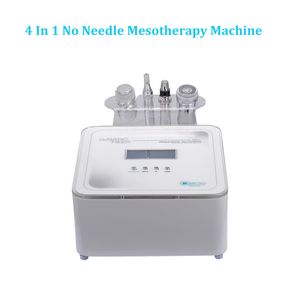 No Needle Mesotherapy Machine With Galvanic Cooling Derma Pen RF 4 In 1 Needle Free Mosotherapy Faical Device