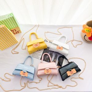 Barn Girl Messenger och handväskor Mini plånböcker PU läder Crossbody väska för barn Baby liten myntpåse Tote Barnplånbok