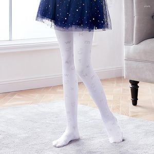 Sahne Giyim Çocuk Bale Tayt Dans Çorapları Kızlar İçin Toddler Dekoratif Desen Külotlu Çekme Siyah Beyaz Yaz 2022
