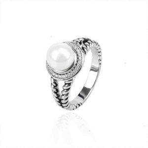 Womens Lady Luxury 18K Womens Love Pearl Diamond Rings Band Gemstone Bague Fashion Ring Gold Party Wedding Designer Jewelry Gift Engagement