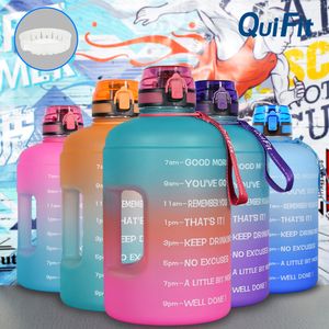 Бутылки с водой Quifit22l3788lbouncing Strail Sport Sports Gallon Water Botless FitnesshomeOuteDoor, делая его пыльными и протекающими 221122