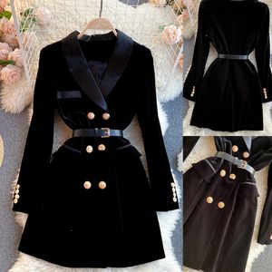 Cool Black Velvet Women Blazer Suit Street Power For Wedding Mother of the Bride Wear Evening Party Formal Jacket