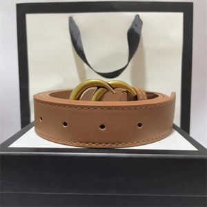 Fashion width 2.8cm classic Ladies designer belt in red white yellow black Casual letter smooth buckle belt with box AAA1